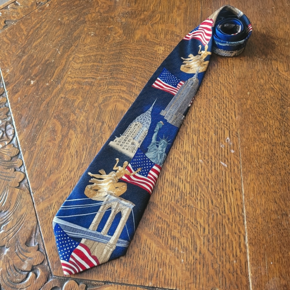 New York City Silk Necktie
